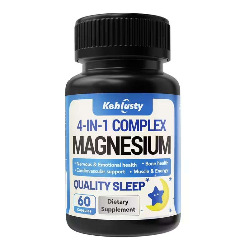 KEHLUSTY 4-in-1 Magnesium Complex Capsule 60 Count