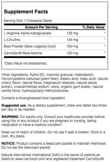 Swanson Sw ULT Beet Root no+ Fast act 60 Tablets