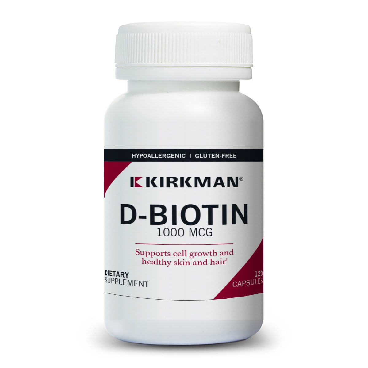Kirkman d-Biotin 1000 mcg Capsule 120 Count