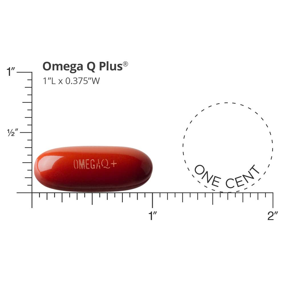 Dr. Sinatra Omega Q Plus Omega-3 and CoQ10 Softgels, 60 Count