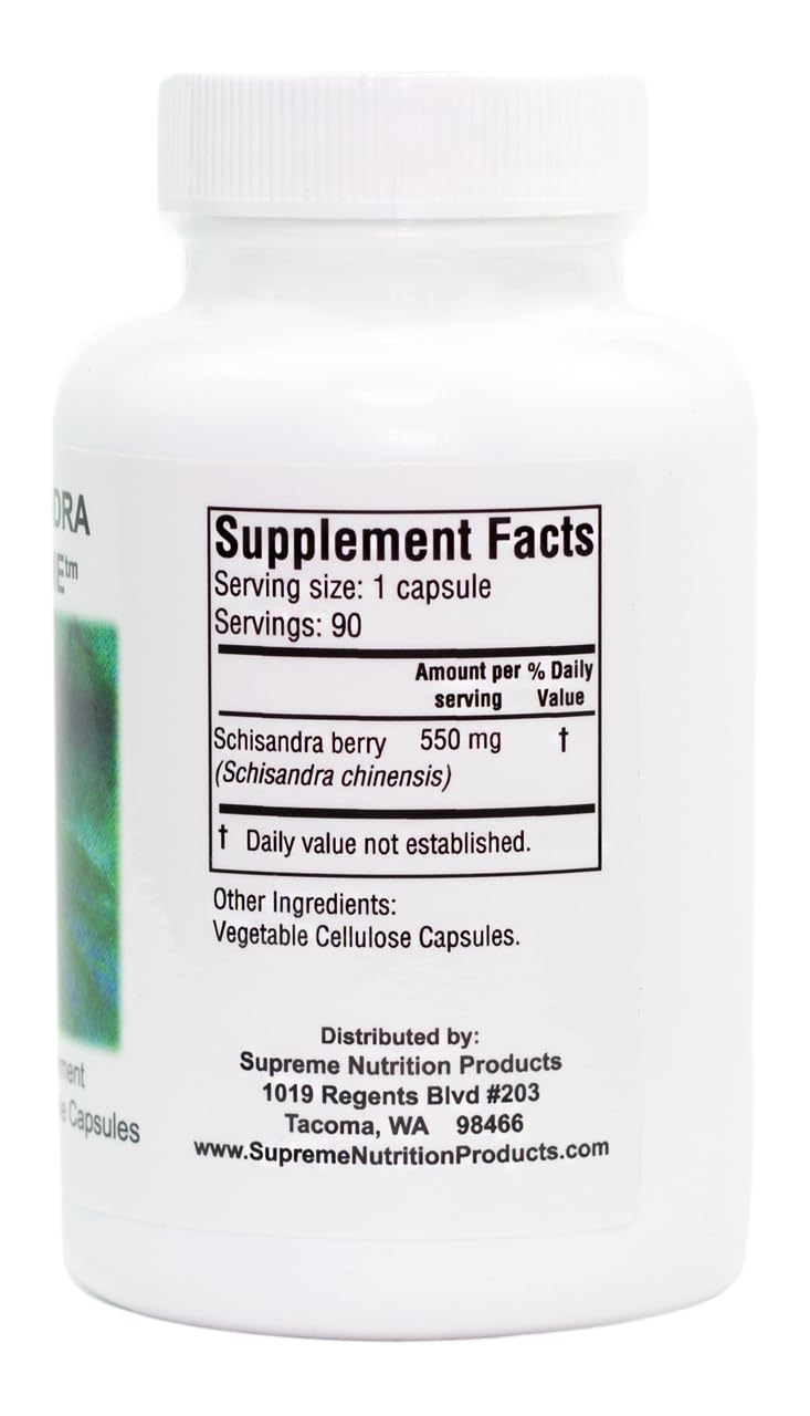 Supreme Nutrition Products Schisandra Supreme 90 Capsules
