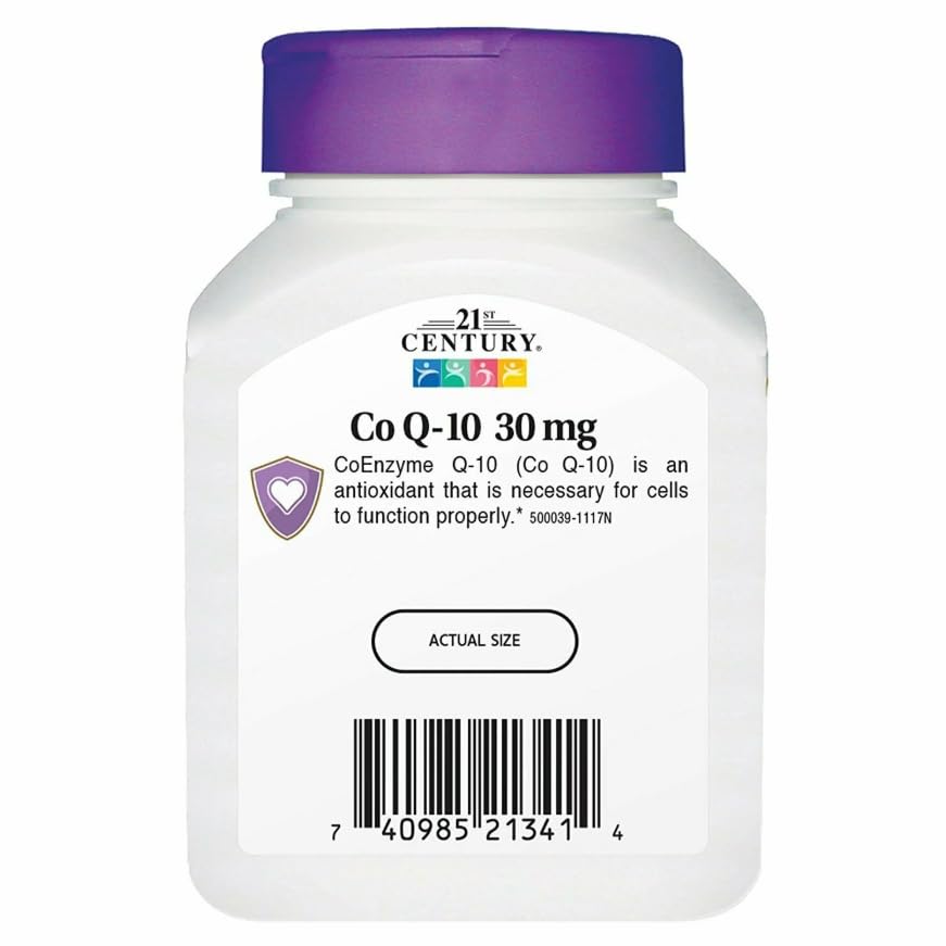 21st Century Co Q10 30 mg Capsules, 45 Count