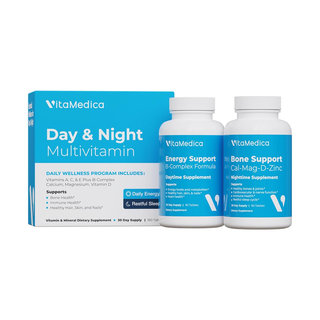 VitaMedica Day & Night Multivitamin Routine Tablet, 2-Piece Set