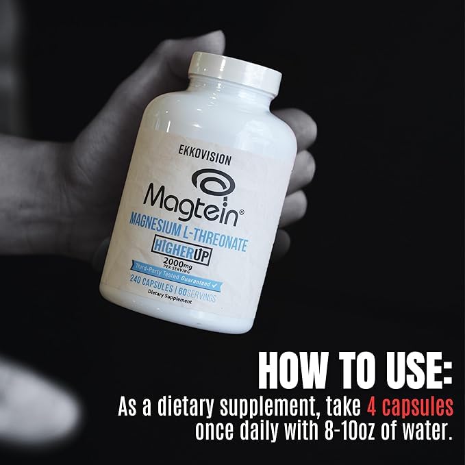 Ekkovision Magtein Magnesium L-Threonate Capsules 240 Count