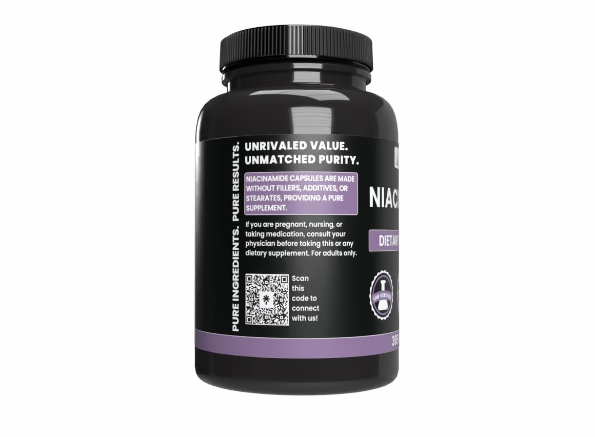 Pure Original Ingredients Niacinamide Capsule 365 Count