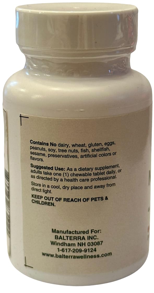 Wellness Made Clear Methyl B-12 by Balterra Chewable, 5,000 mcg, 60 Count