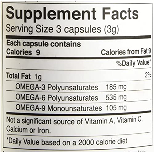 Manitoba Harvest Hemp Foods Hemp Oil Soft Gels 1000 mg, 120 Count