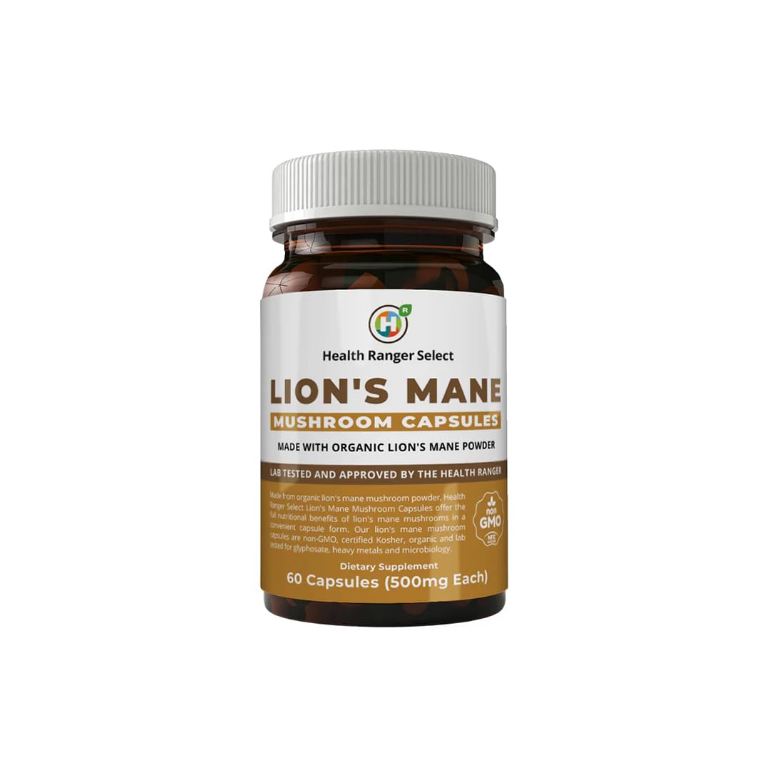 GROOVY BEE Lion's Mane Mushroom Capsules 60 Capsules