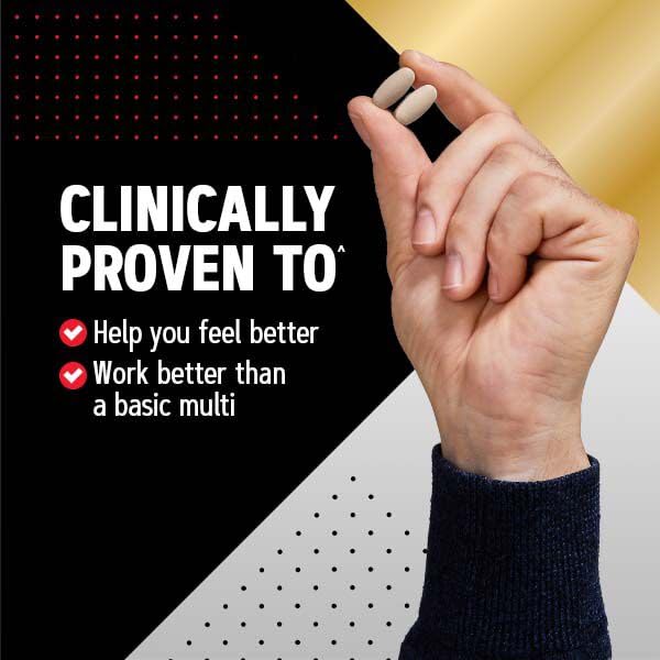 GNC Mega Men Multivitamin Caplets 180 Count