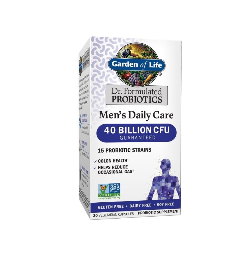Garden of Life Dr. Formulated Probiotics Men's Daily Care Capsules 30