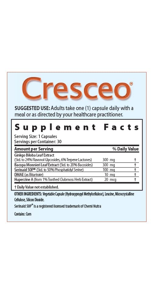 Medix Select Cresceo Brain and Memory Formula 30 Capsules