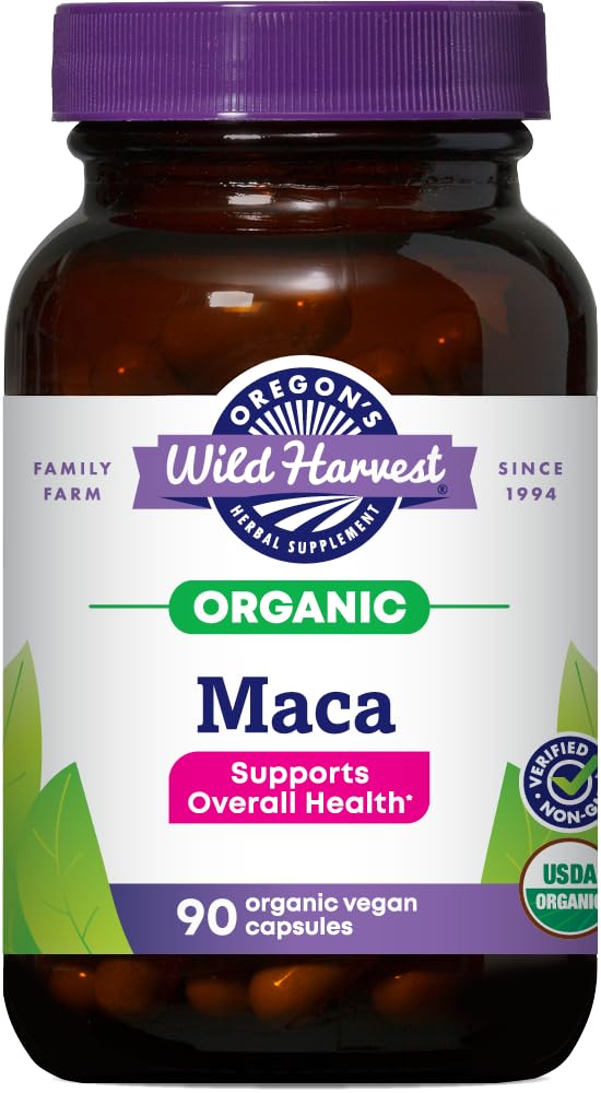Oregon's Wild Harvest Maca Root Capsules, 90 Count