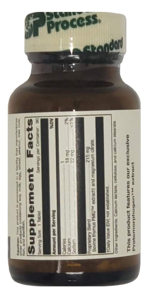 Standard Process Inc. Thymus PMG 90 Tablets