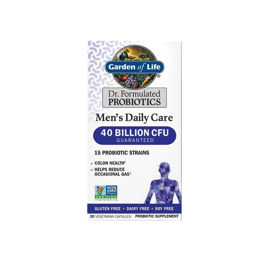 Garden of Life Dr. Formulated Probiotics Men's Daily Care Capsules 30