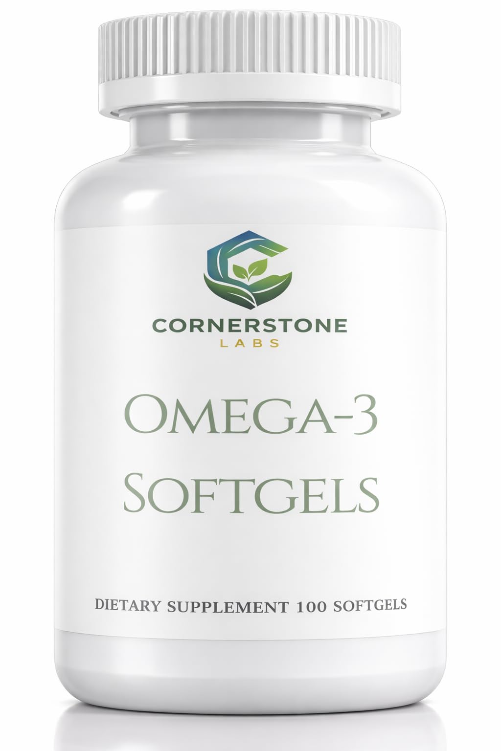 Cornerstone Labs Fish Oil Omega-3 Softgel, 100 Softgels