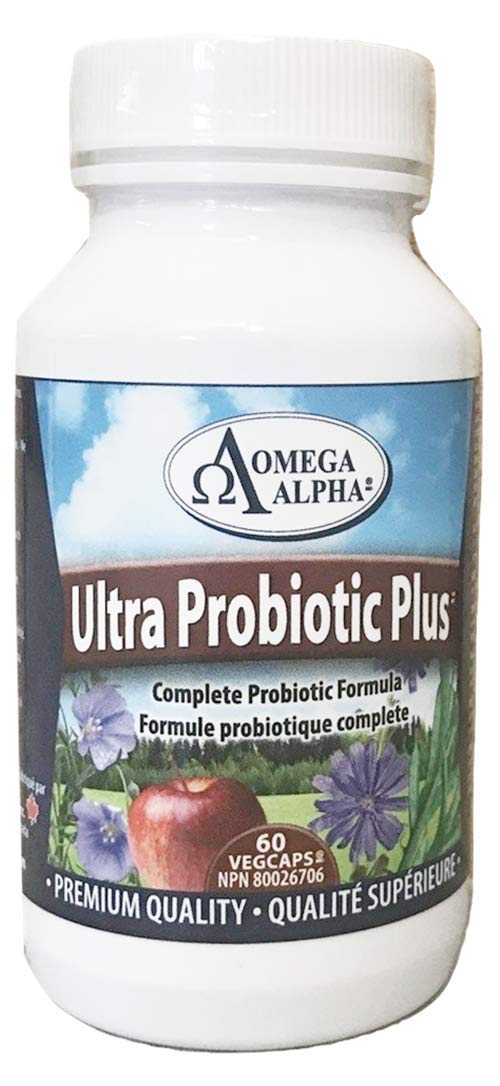 Omega Alpha Ultra Probiotic Plus Capsules, 60 Capsules