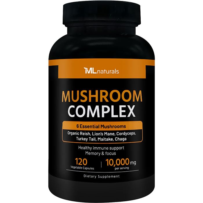 ML Naturals Mushroom Complex Capsules 120 Capsules