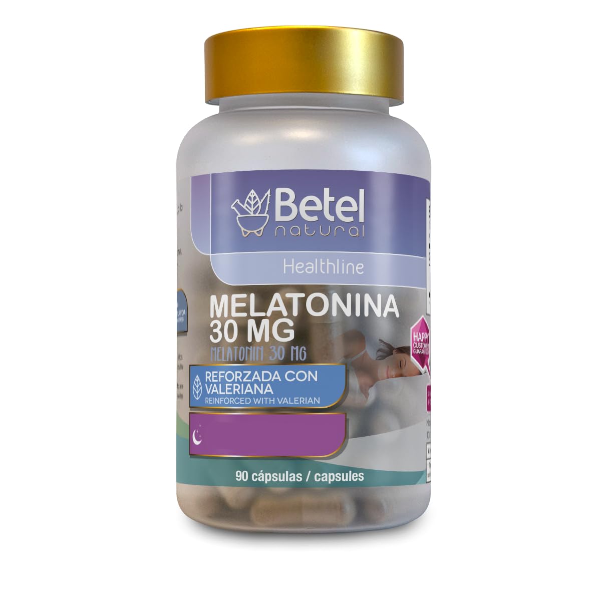 Betel Natural Melatonin with Valerian Capsule, 1 Count