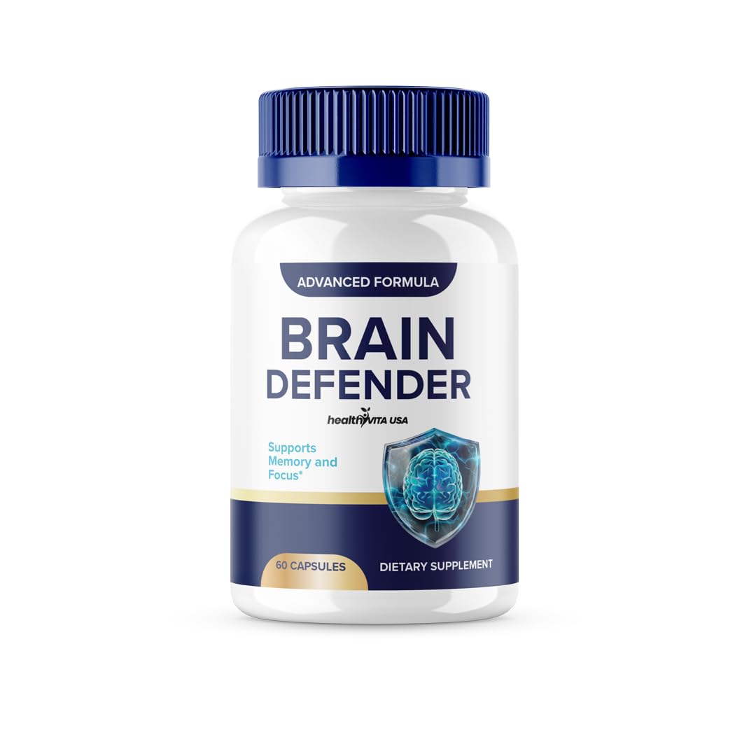 HealthyVita USA Brain Defender Capsules, 60 Count