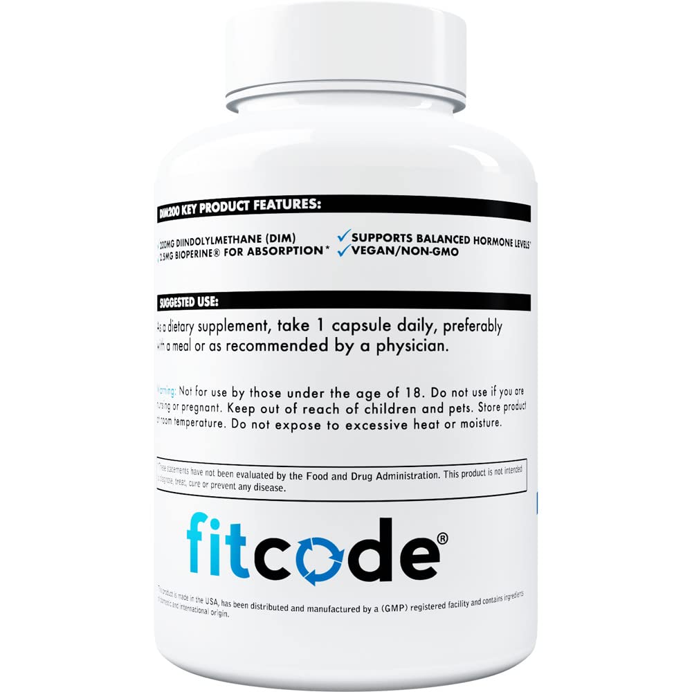 fitcode Diindolylmethane DIM Supplement 60 Capsules