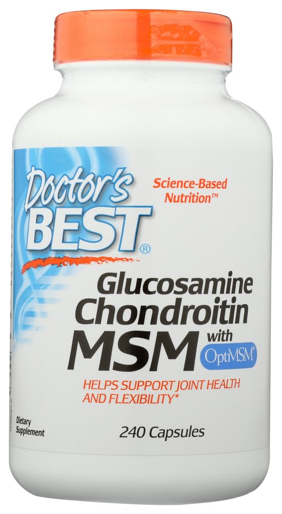 Doctor's Best Glucosamine/Chondroitin/MSM Capsules, 3 Capsules