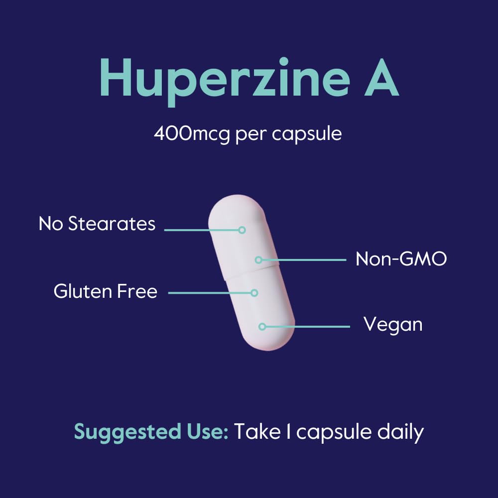 BESTVITE Huperzine A 400mcg Capsules 120