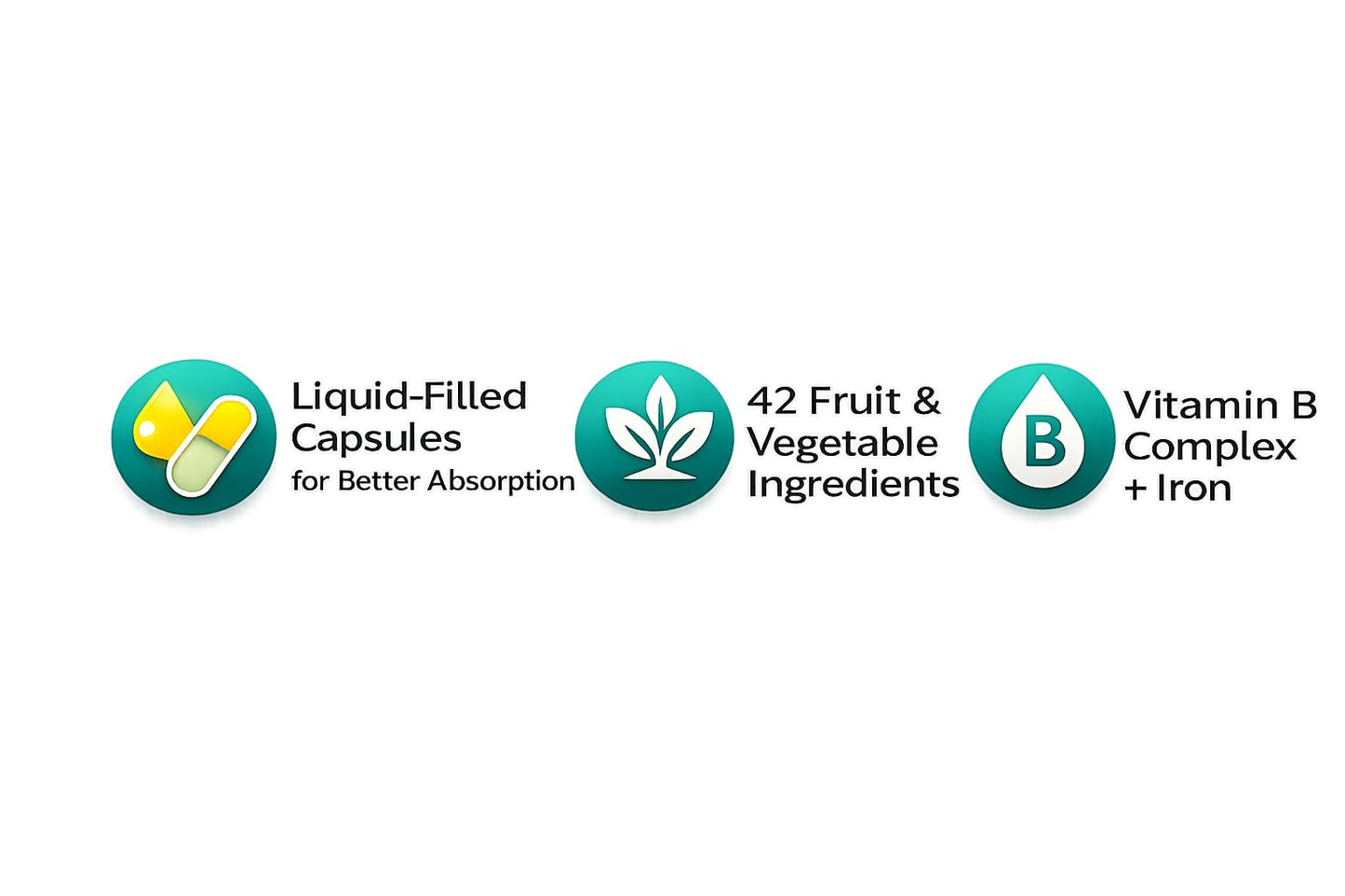 Grab The Gold Liquid Womens Multivitamin 60 Capsules