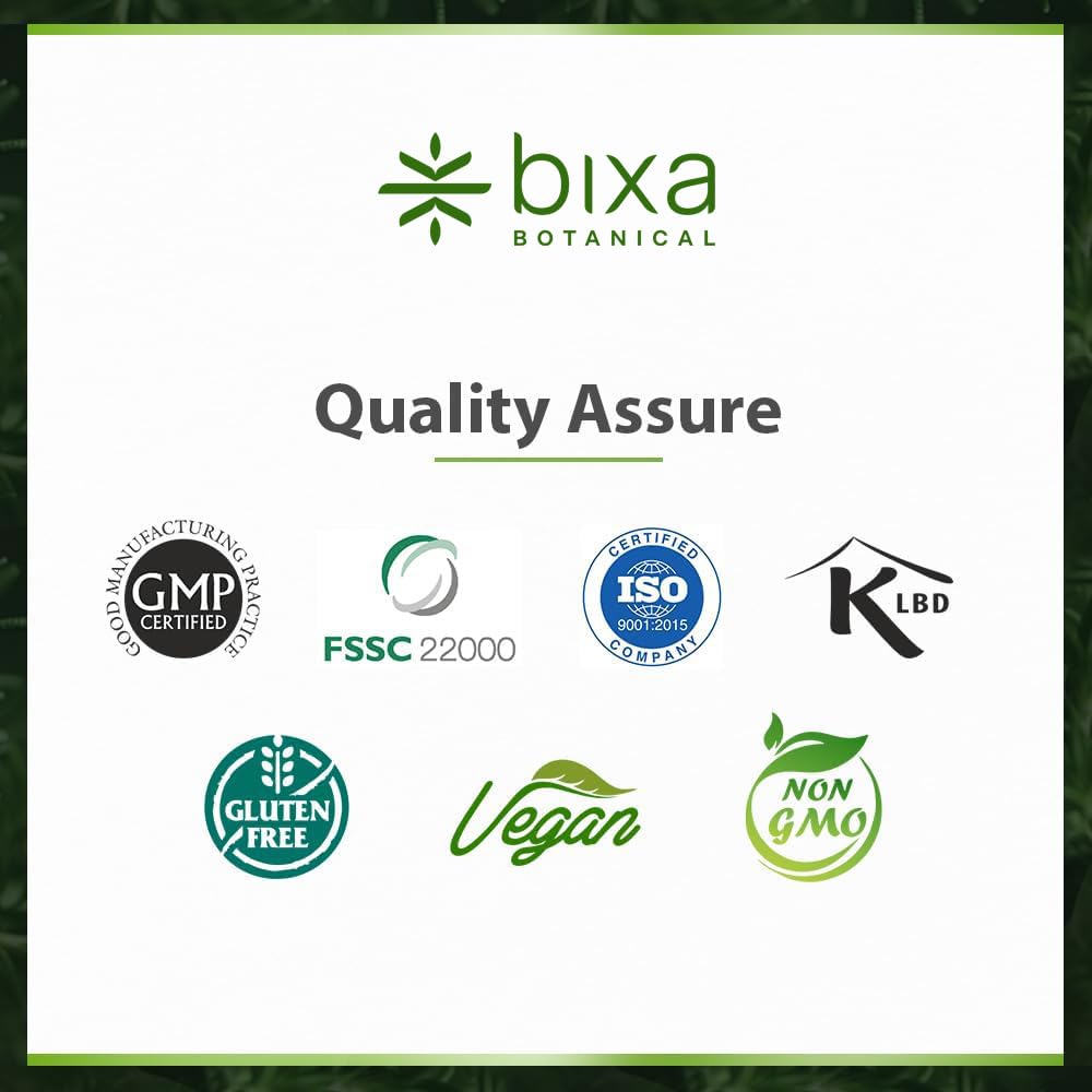 bixa BOTANICAL Gymnema Extract 25% Gymnemic Ayurvedic Natural Herbal Supplement Capsule 60 Count