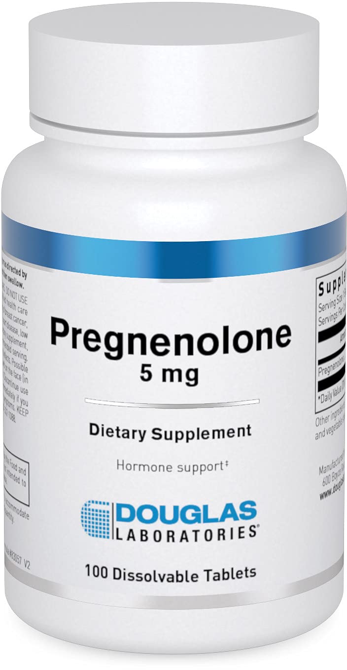 Douglas Laboratories Pregnenolone 5 mg Tablets, 100 Count