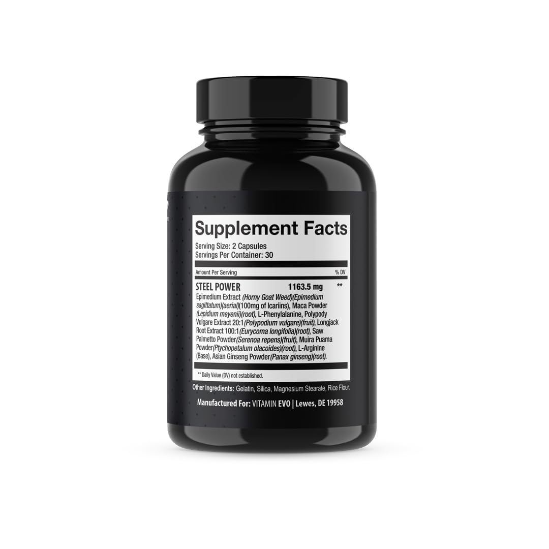 Vitamin Evo Steel Power Advanced Support Capsules, 60 Capsules