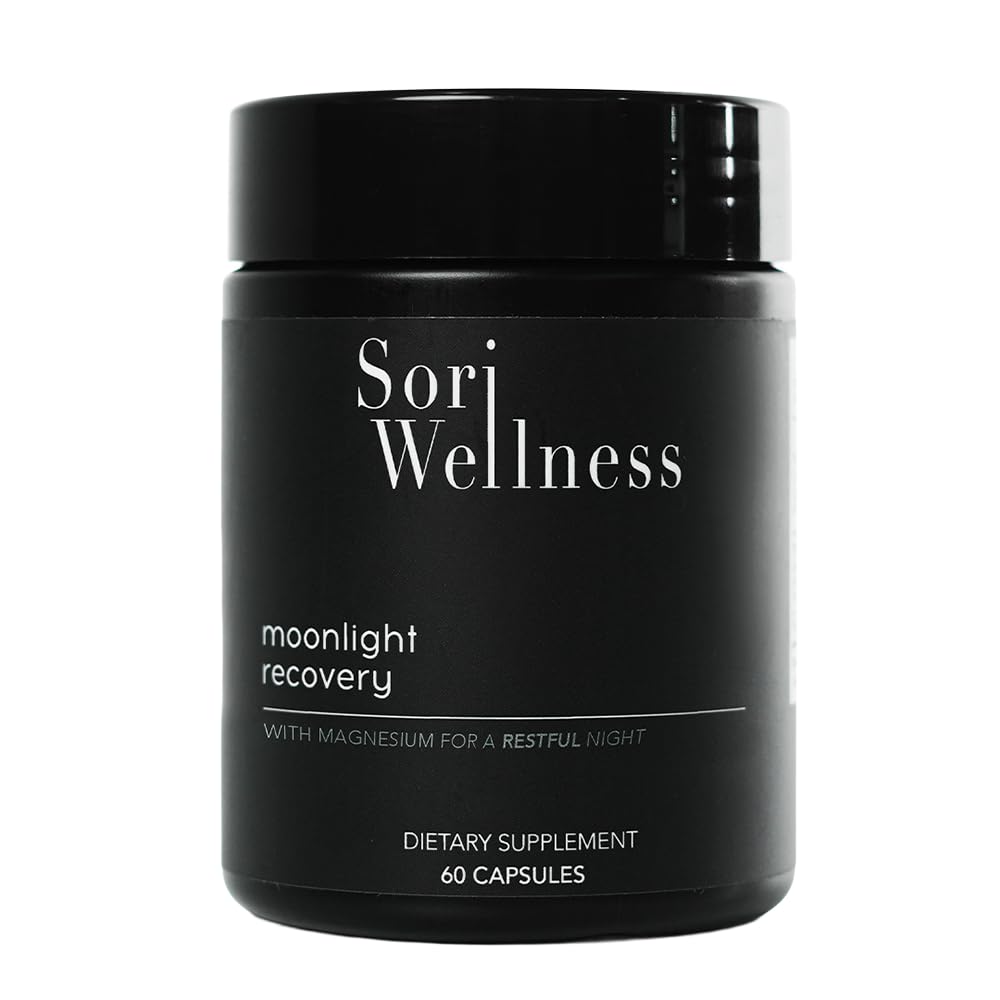Sori Wellness Moonlight Recovery Sleep & Night Recovery Supplement, 60 Capsules
