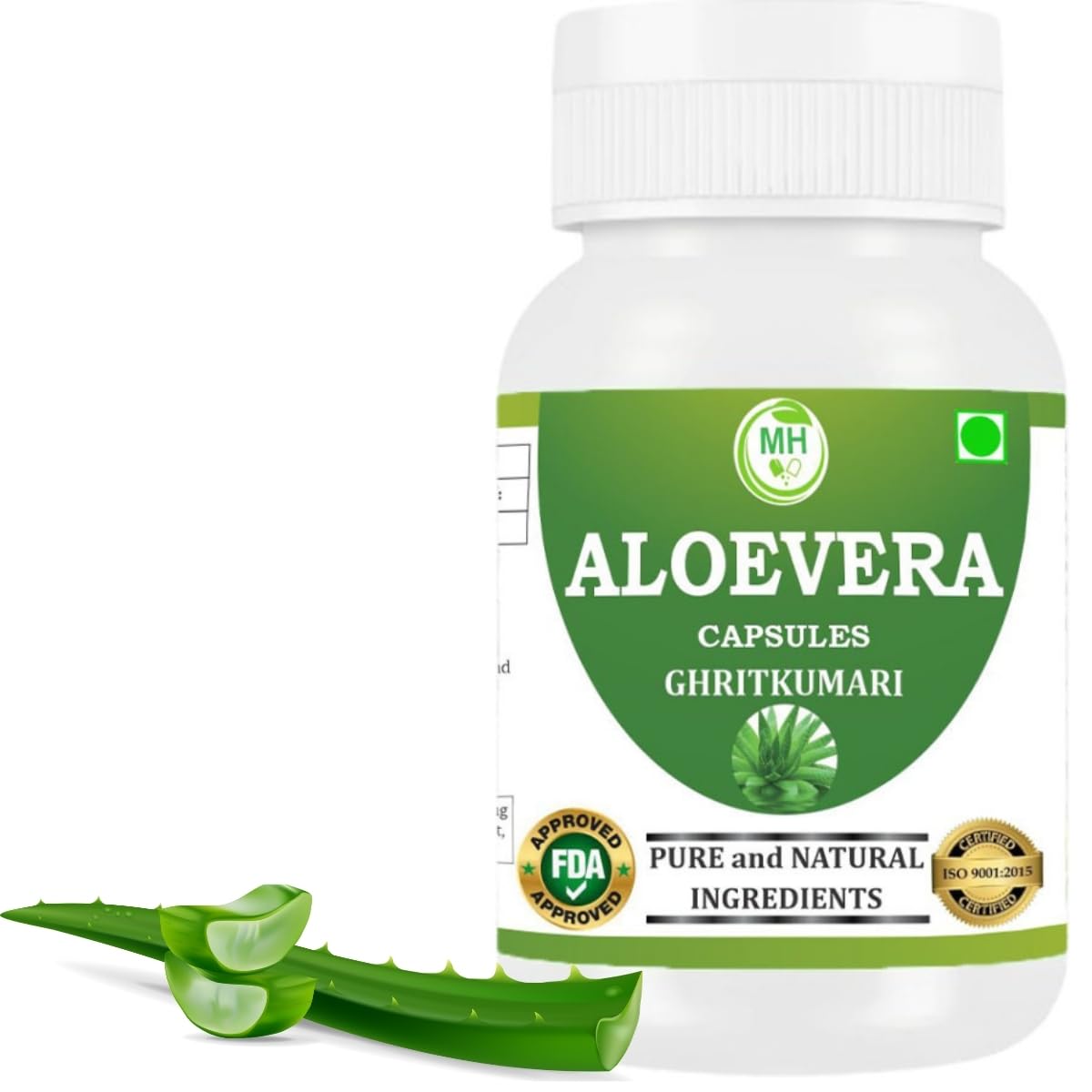 Generic Aloe Vera Capsules 60 Count