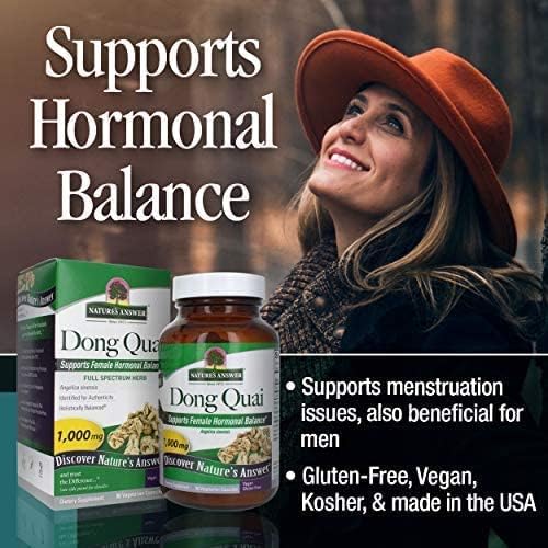 Nature's Answer Dong Quai Root 1000mg Capsules 1 Capsule