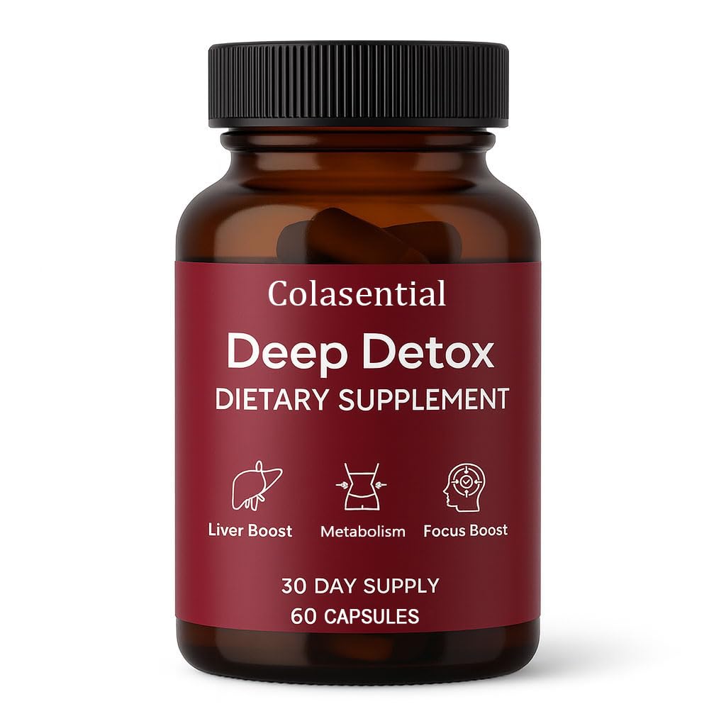 BERSEG Colasential Max Liver Detox Capsules, 60 Count