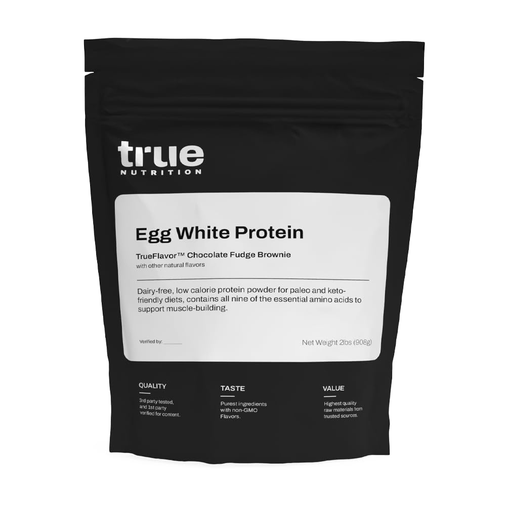 True Nutrition Egg White Protein Powder - Chocolate Fudge Brownie, 32 Servings