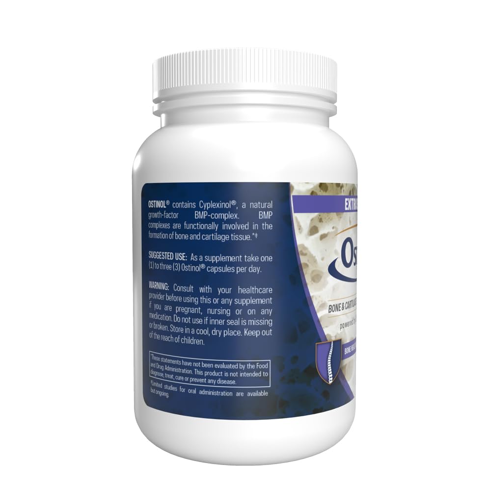 Ostinol 350 Bone & Joint Supplement with 350mg Cyplexinol Bio-Active Protein Complex, 30 Count Capsules