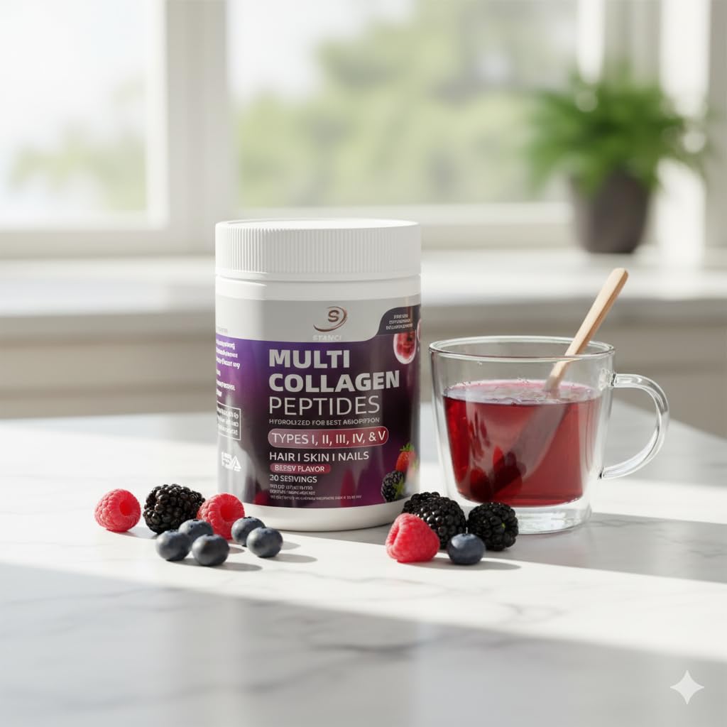 Generic Multi Collagen Peptides Supplement Powder 1 Ounce (Pack of 1)