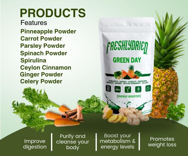 Freshlydried Green Day Powder 6 Ounce