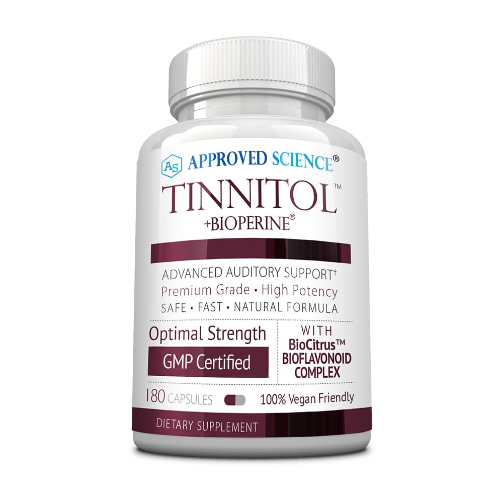 Approved Science Tinnitol Tinnitus Support Capsule 180 Count