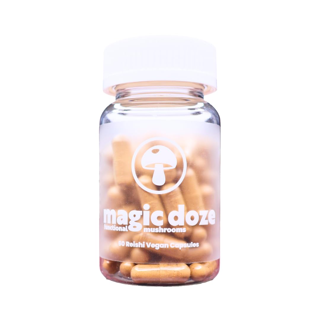 Magic Doze Reishi Mushroom Supplement, 60 Capsules