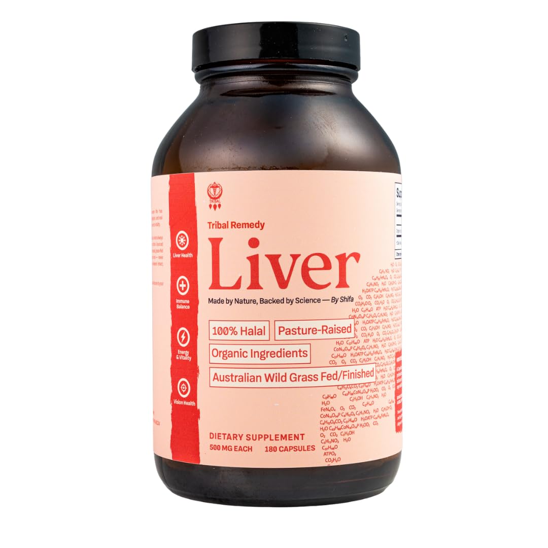 Tribal Remedy Beef Liver Supplement Capsule 180 Count
