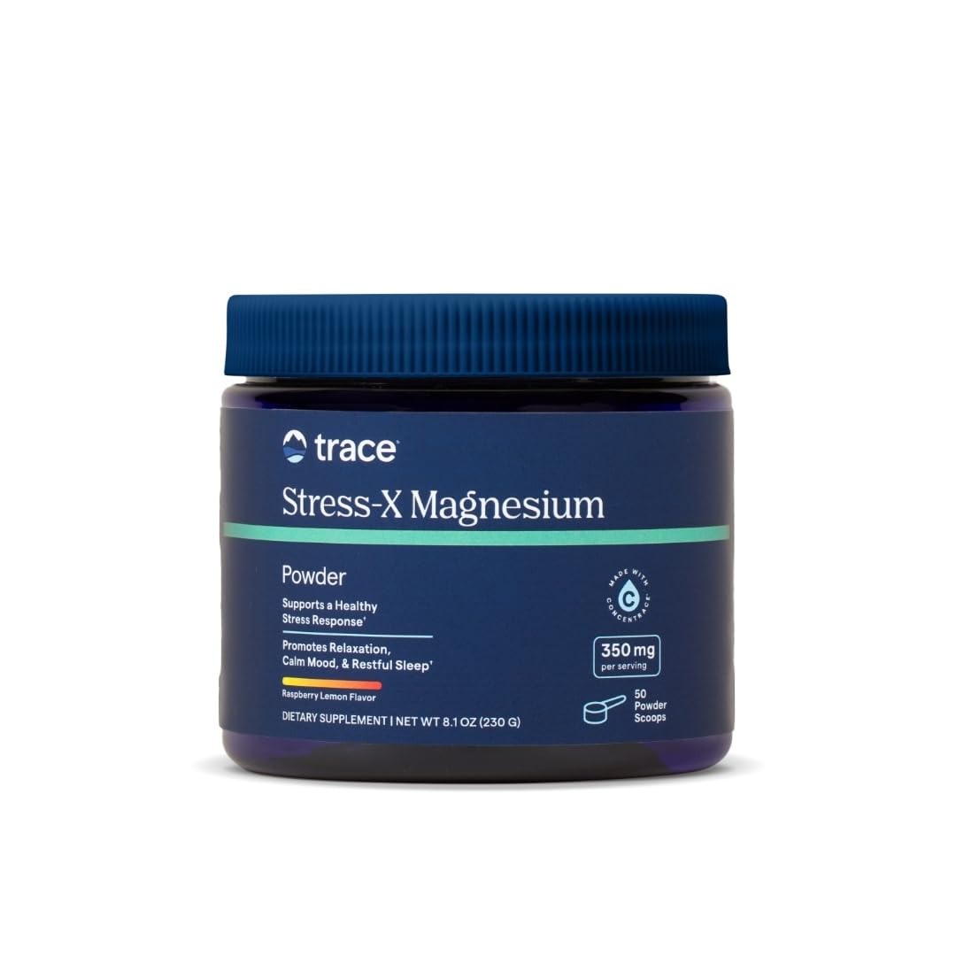 Trace Minerals Stress-X Magnesium Powder 7.9 oz