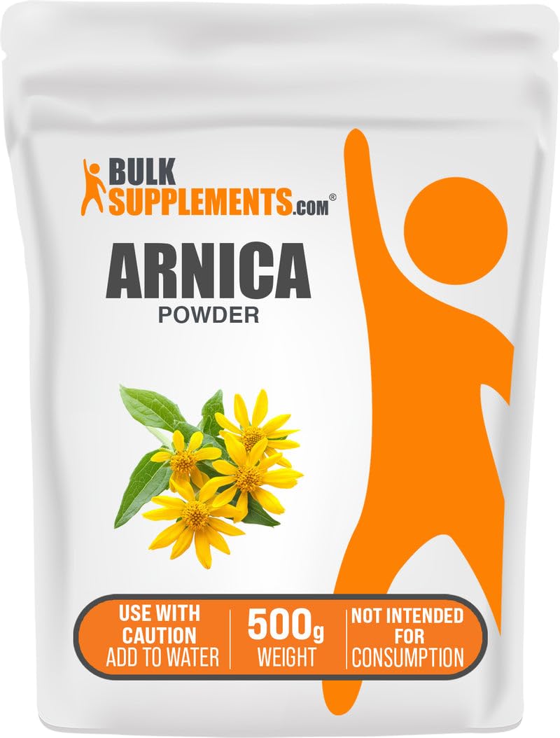 BulkSupplements Arnica Powder - Arnica Montana Powder, Herbal Supplement, 17.64 Ounce