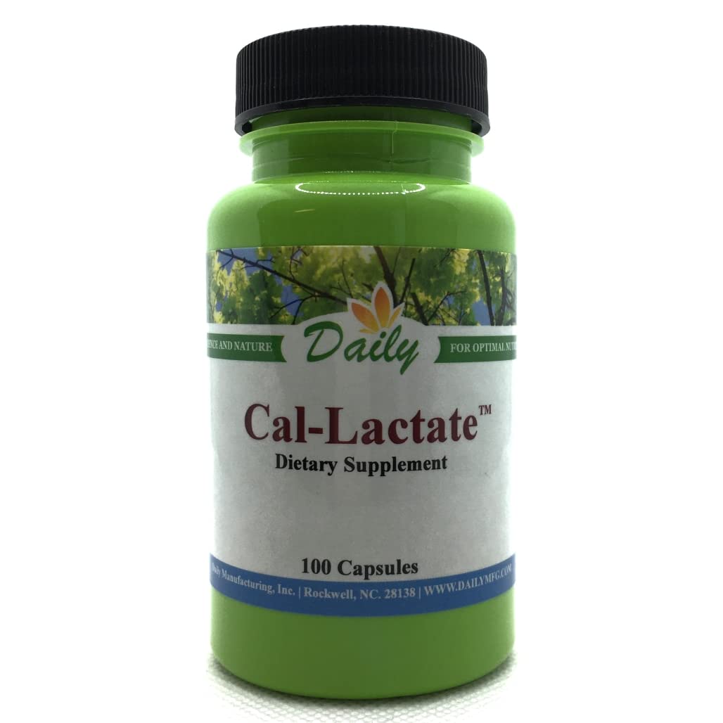 Daily Manufacturing Calcium Lactate Capsule, 1 Count