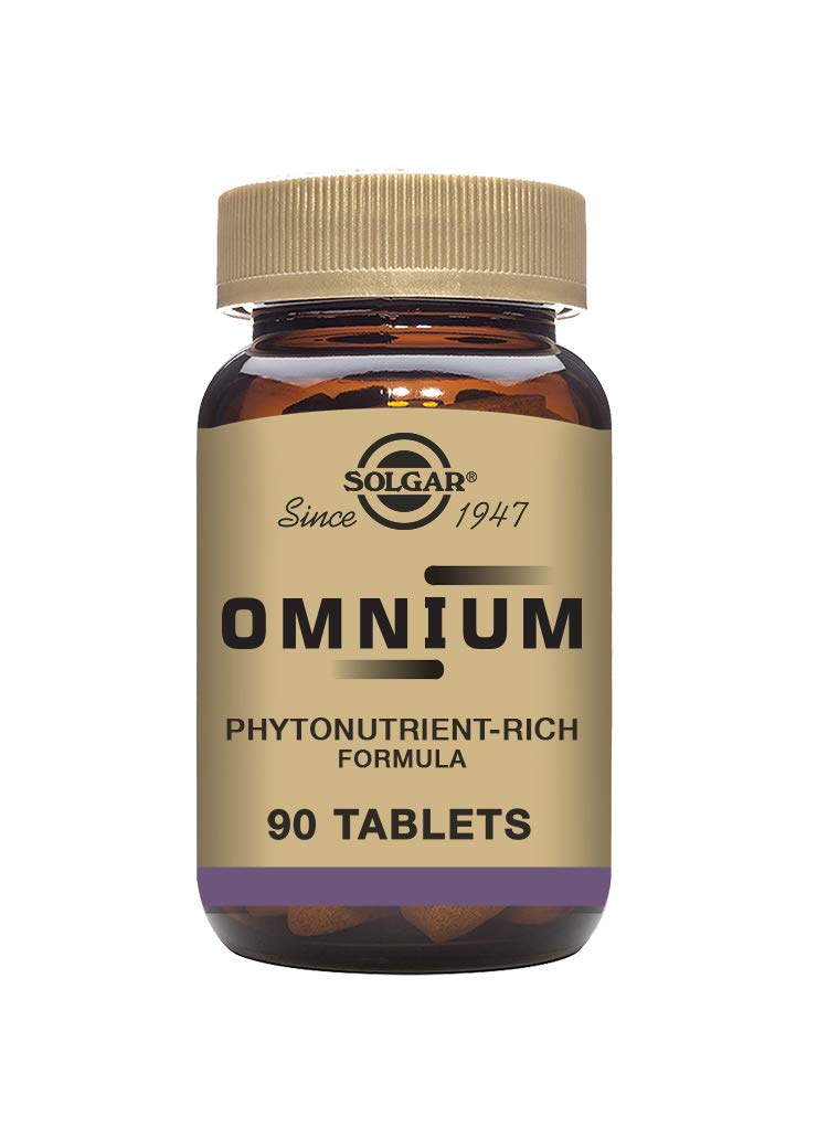 Solgar Omnium Phytonutrient Complex + Multi-Vitamin & Mineral Formula 90 Tablets