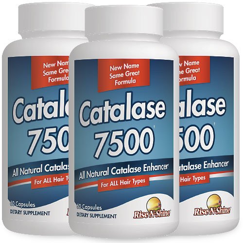 Rise-N-Shine Catalase Supplement 7500 with Saw Palmetto, Biotin, Fo-Ti, PABA Capsule 180 Capsules