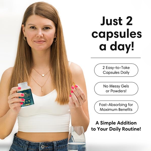 Sherpa Gold Organic Irish Sea Moss Capsules, 60 Capsules