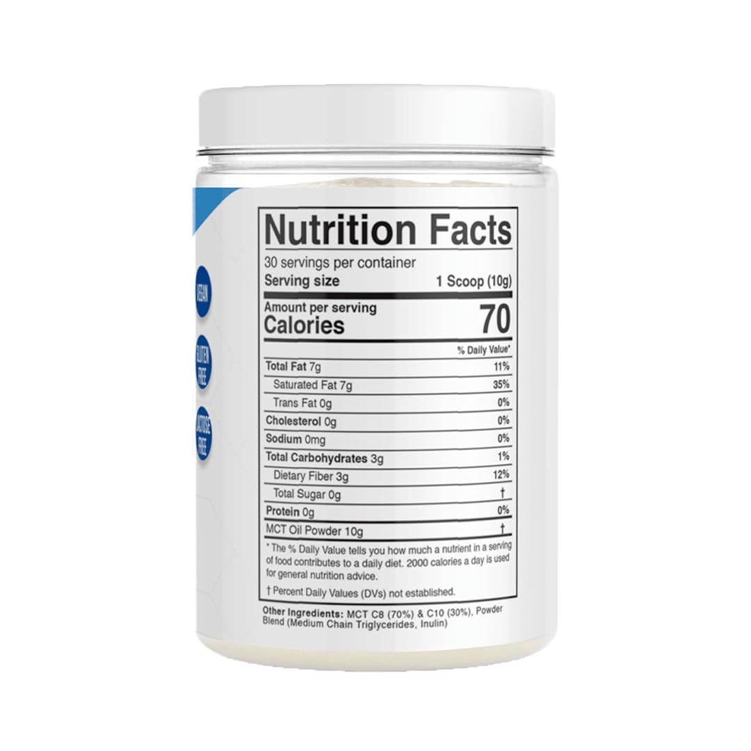 Divine Health Dr. Colbert, MD MCT Oil Powder 10.58 oz