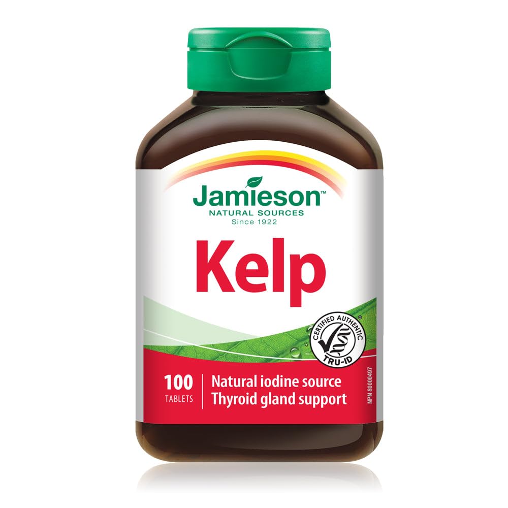 Jamieson Kelp 650mg Tablets, 100 Tablets