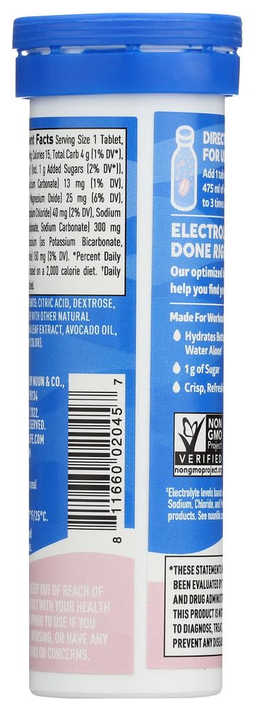 Nuun Hydration Strawberry Lemonade Electrolyte Drink Tablets, 20